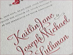 Minted : Letterpress Invitations, { eShop }