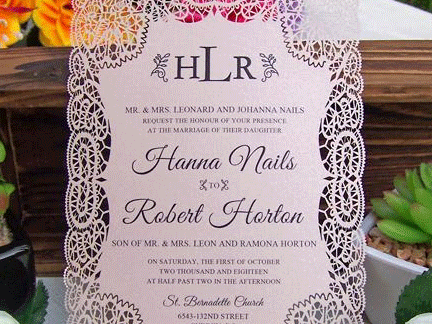 Timeless Wedding Invitations, Ottawa