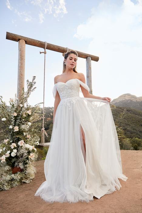 sachin and babi light blue dress Winter Wedding Dresses for Cold-weather Weddings