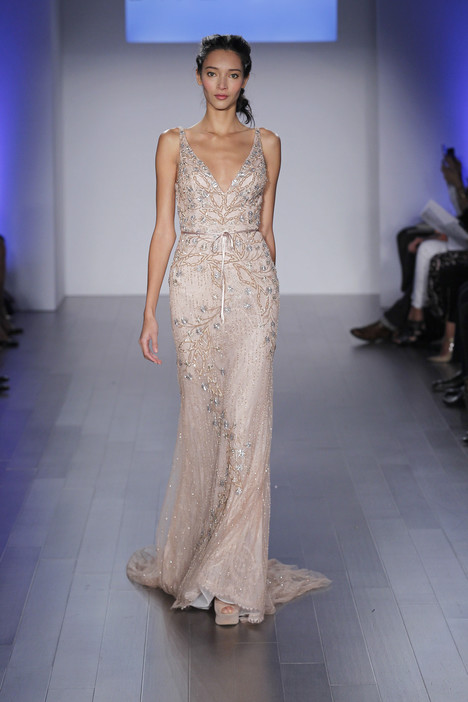 luna ruffled evening dress LAZARO 32333 LEXI – My Beloved Bridal & Formalwear main image 0