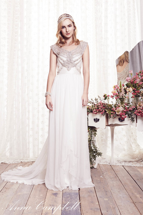 Gisele Brocade Wedding Dress By Anna Campbell The Dressfinder
