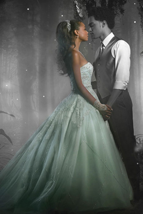 tiana wedding dress