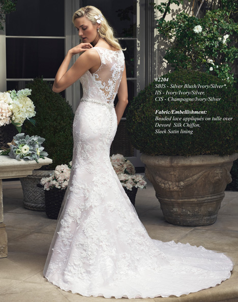 sachin and babi light blue dress Style 2204 Wedding Dress by Casablanca Bridal