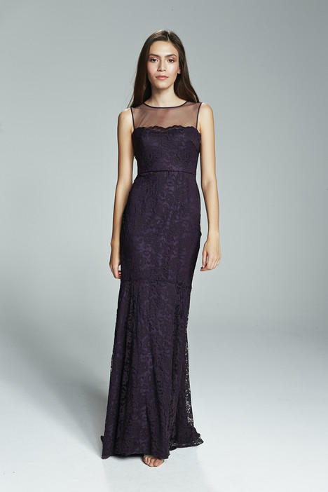 amsale bridesmaid dresses Dress Della GB240A Ruby flare skirt in faille Pastel Amsale Bridesmaid Dresses