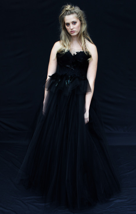 black swan wedding dress
