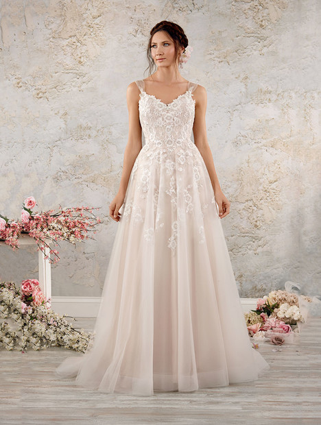 polka dot evening gown