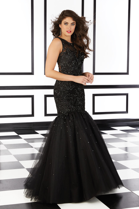 All black hot sale prom look