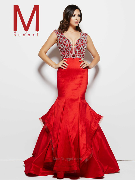 48409M red Prom Dress by Mac Duggal Prom The Dressfinder the United States