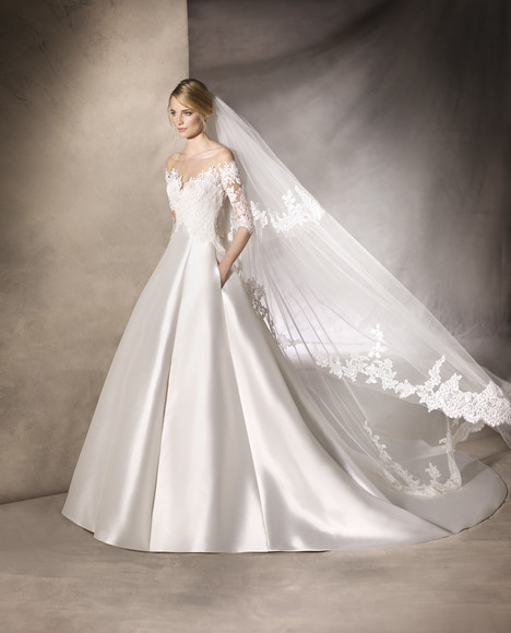 Breathtaking Sleeve Wedding Dress - Style #2403 | Mikaella Bridal