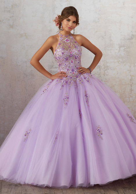 light purple ball gown