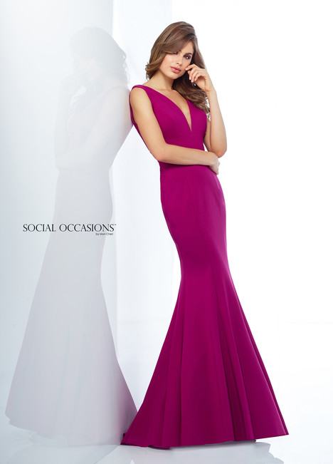 fuchsia mother of the bride dress