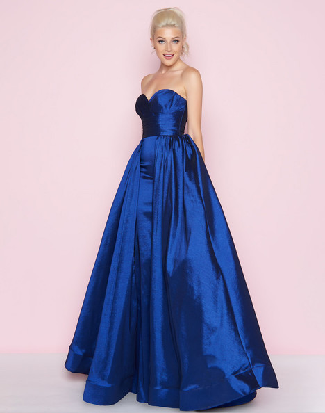 strapless open back dress Long Formal Dress 8005 by Mac Duggal