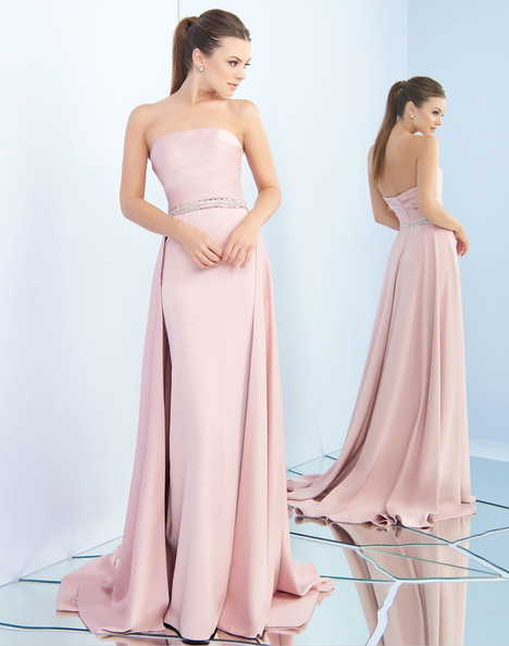 rose pink prom dress