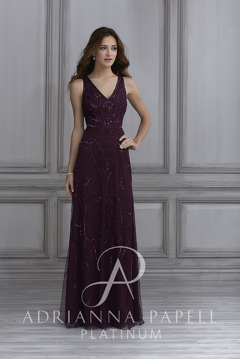 40123 Bridesmaids Dress by Adrianna Papell Platinum Bridesmaids The Dressfinder the US Canada