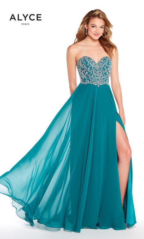 60046 Pine Prom Dress by Alyce Paris The Dressfinder the United States