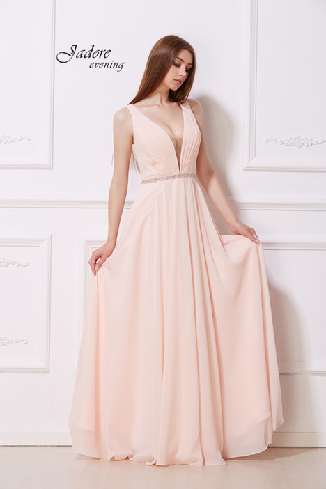 Blush Pink Ball Gown Ruffles Criss-Cross Backless Prom Dresses Evening –  SELINADRESS