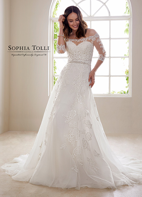 Y21827 Jacket Wedding Dress By Sophia Tolli The Dressfinder