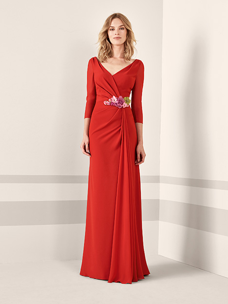 open lace back dress Red Sequin A-Line Prom Dress with Long Sleeves and Feather Details