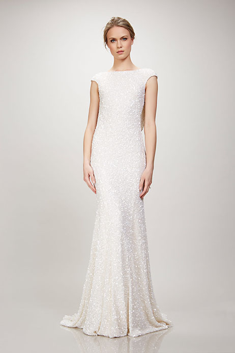 Theia white dress top