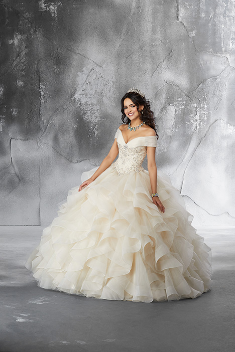 white christmas dresses Off-the-Shouder Short Champagne Prom Dress with Beads Champagne / 8 main image 1