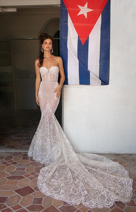 Berta strapless wedding dress 2025