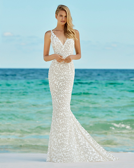 Gazela Wedding Dress By Aire Barcelona Beach Wedding The