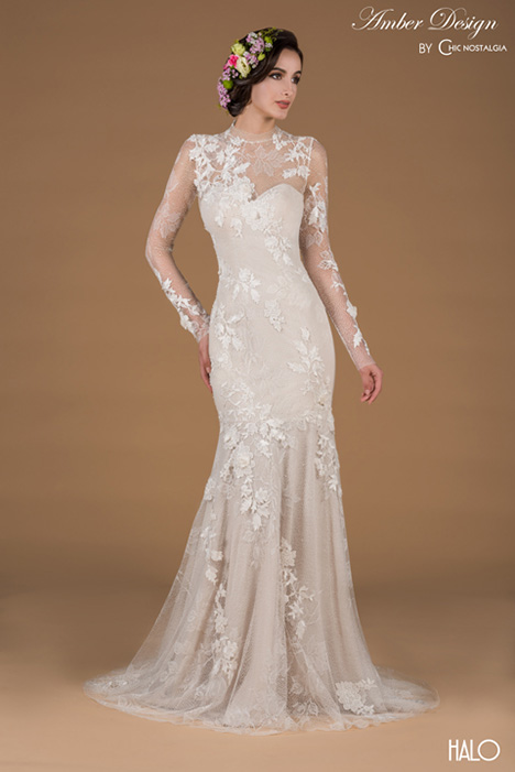 halo wedding dress
