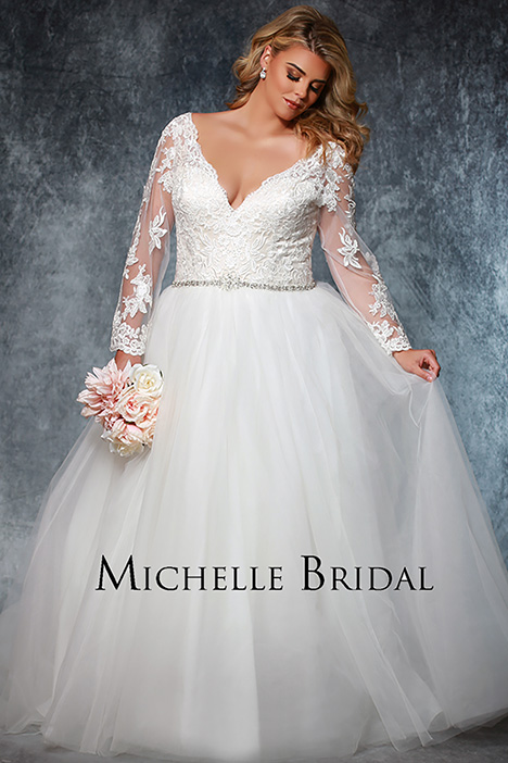 Mb 1915 Wedding Dress By Michelle Bridal The Dressfinder Canada